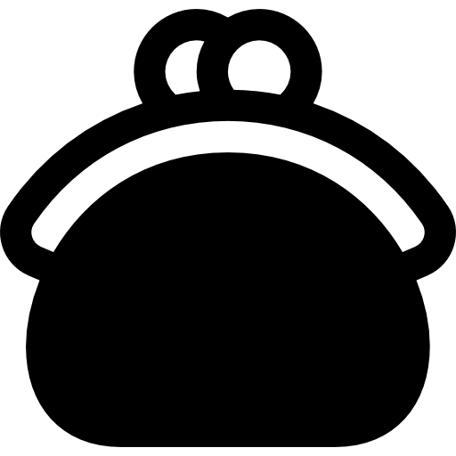 monederos Basic Rounded Filled icono