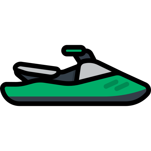 moto acuática Special Lineal color icono