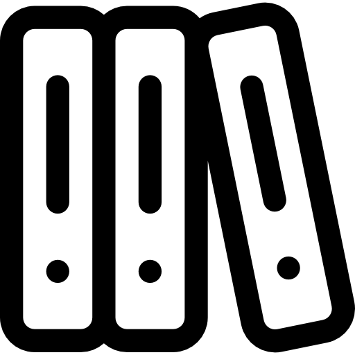 Файловое хранилище Basic Rounded Lineal иконка
