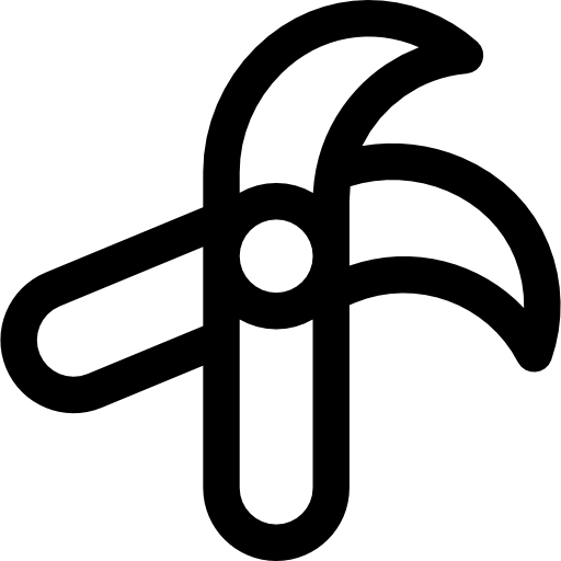 sekatory Basic Rounded Lineal ikona