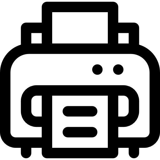 ペーパープリンター Basic Rounded Lineal icon