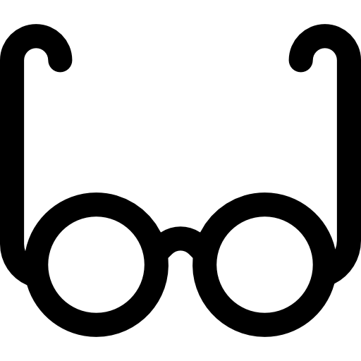 okulary do czytania Basic Rounded Lineal ikona