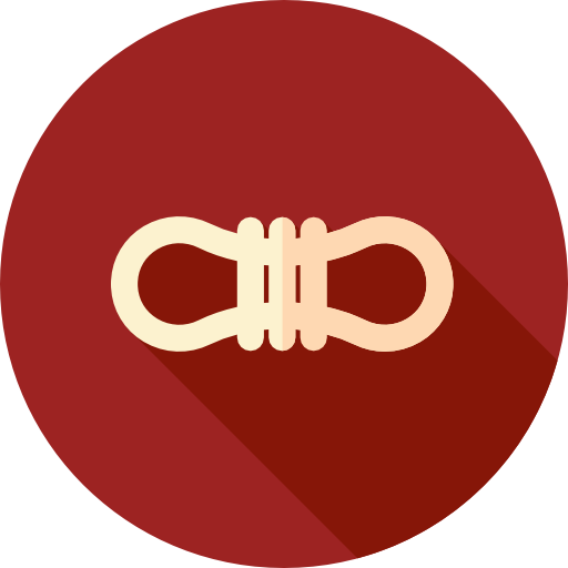 ロープ Flat Circular Flat icon