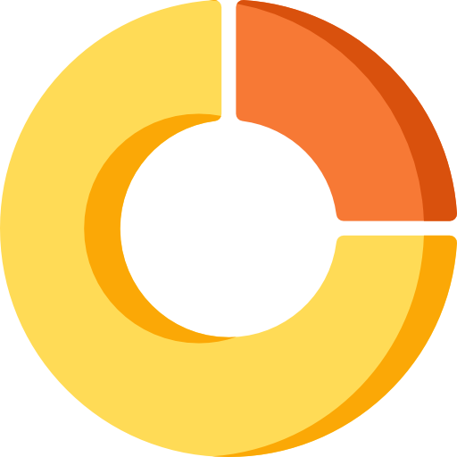 gráfico circular Special Flat icono
