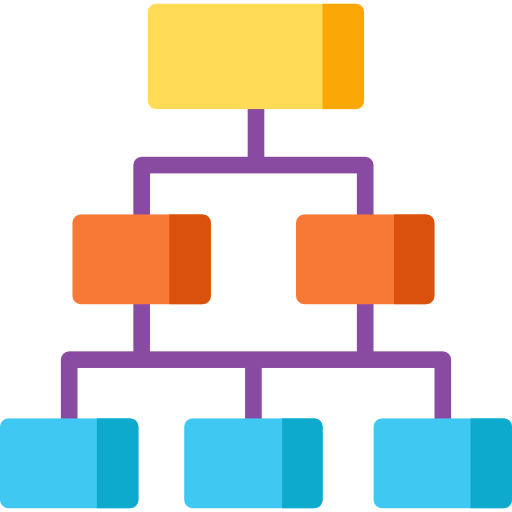 Hierarchical structure Special Flat icon