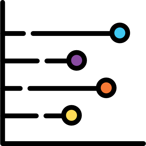gráfico de líneas Special Lineal color icono