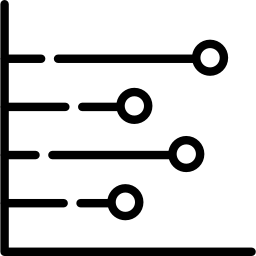 gráfico de líneas Special Lineal icono