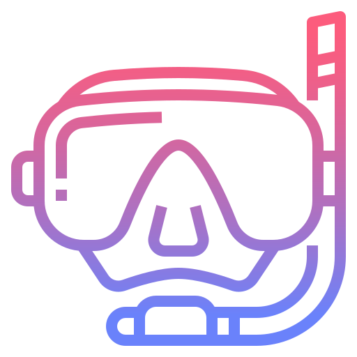 Diving goggles Nhor Phai Lineal Gradient icon