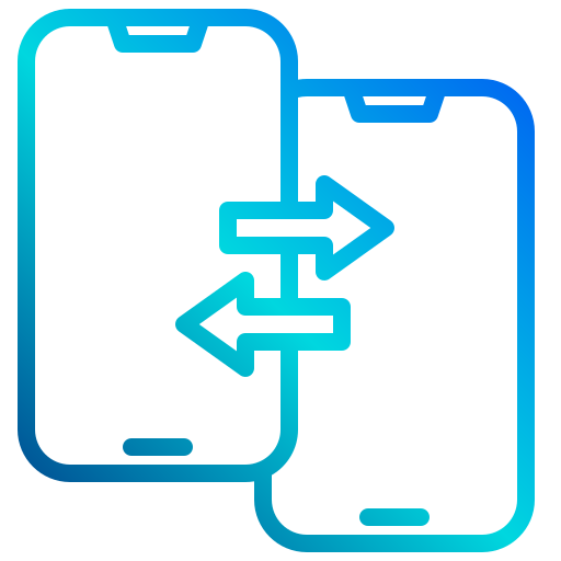 データ転送 xnimrodx Lineal Gradient icon