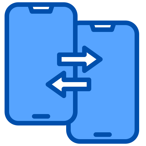 transferencia de datos xnimrodx Blue icono