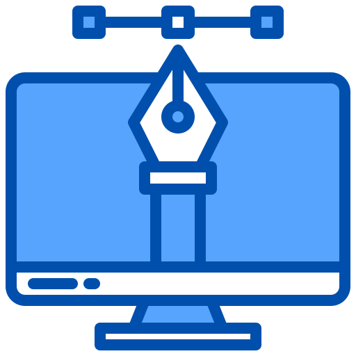 Computer graphic xnimrodx Blue icon