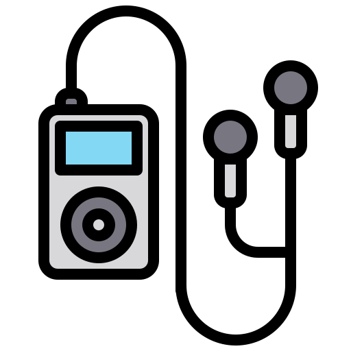 Music player xnimrodx Lineal Color icon