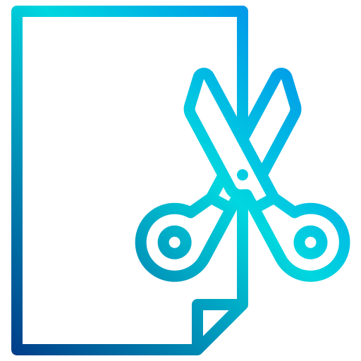 tesouras xnimrodx Lineal Gradient Ícone