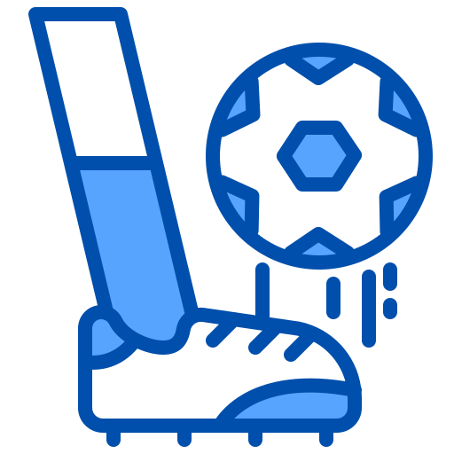 voetbal xnimrodx Blue icoon