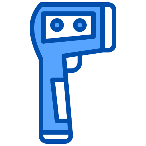 Thermometer gun xnimrodx Blue icon