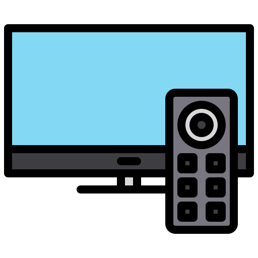 oglądać telewizję xnimrodx Lineal Color ikona
