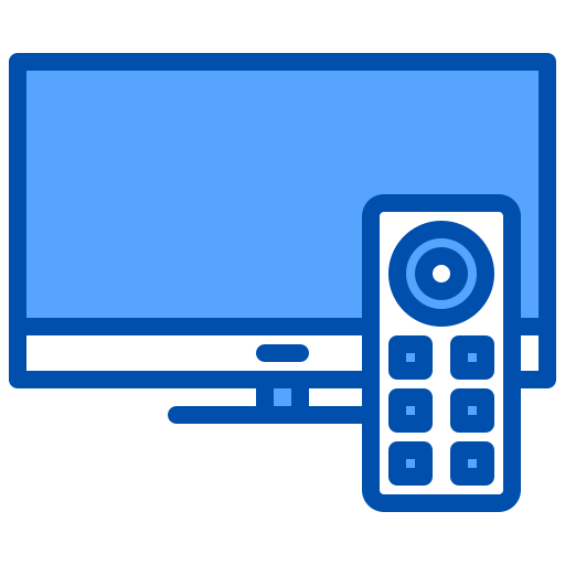 テレビを見る xnimrodx Blue icon