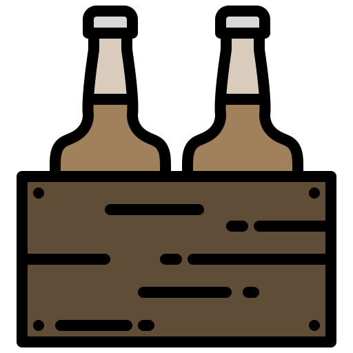 scatola di birra xnimrodx Lineal Color icona