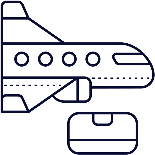 Airplane Generic Detailed Outline icon