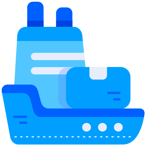 貨物船 Generic Blue icon