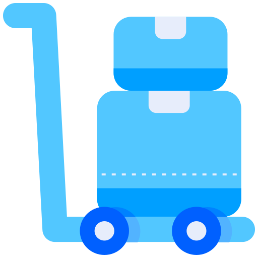trolley Generic Blue icoon