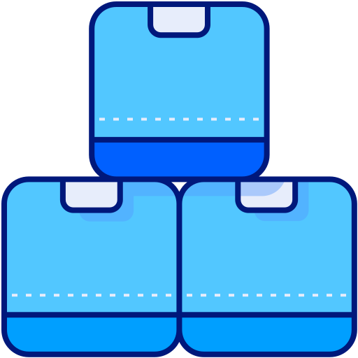 Boxes Generic Blue icon