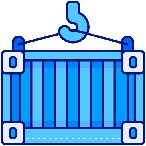 컨테이너 Generic Blue icon