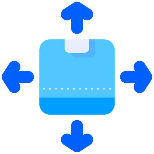 distribution Generic Blue Icône