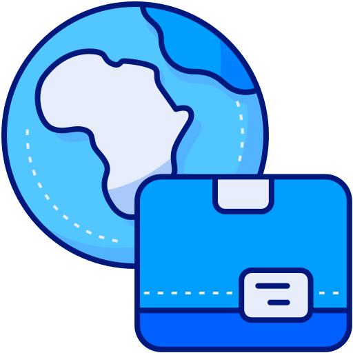 Global shipping Generic Blue icon