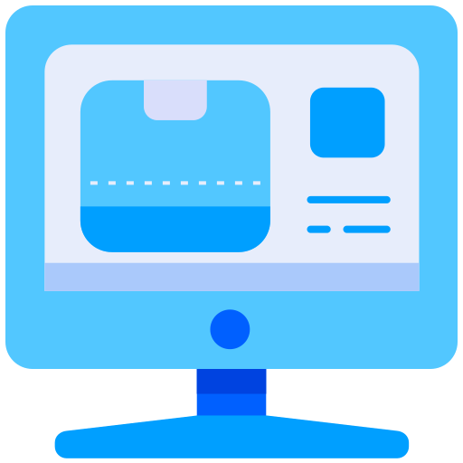 webサイト Generic Blue icon