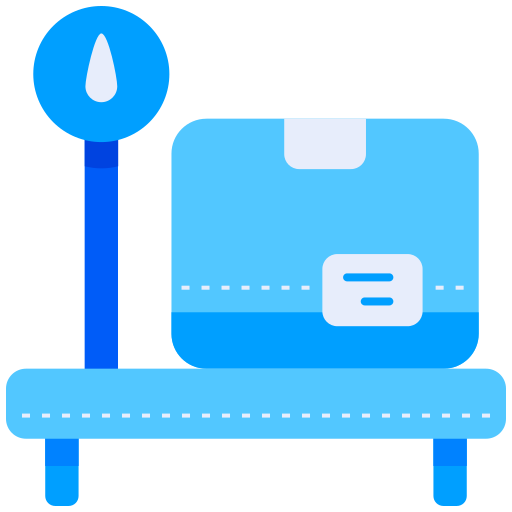 escala de peso Generic Blue icono