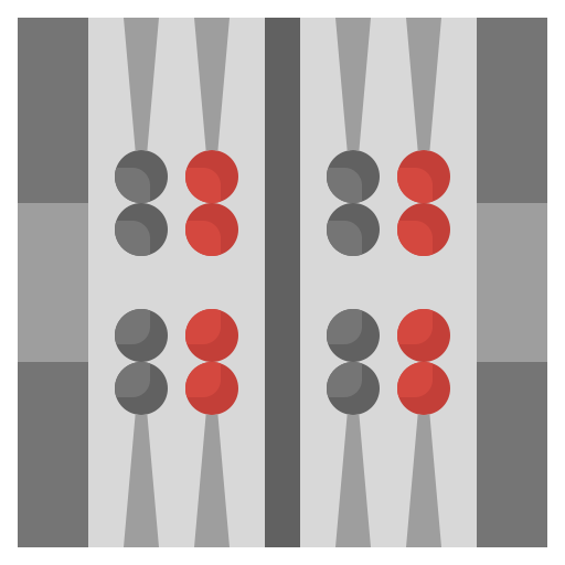 Backgammon Surang Flat icon