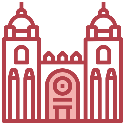 kathedrale von porto Surang Red icon