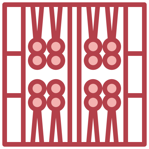 backgammon Surang Red icon