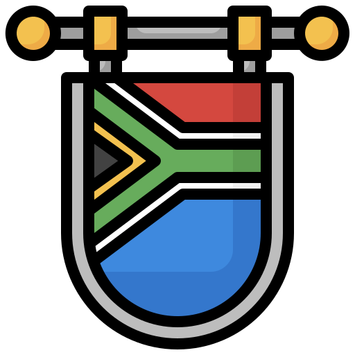 sudáfrica Surang Lineal Color icono