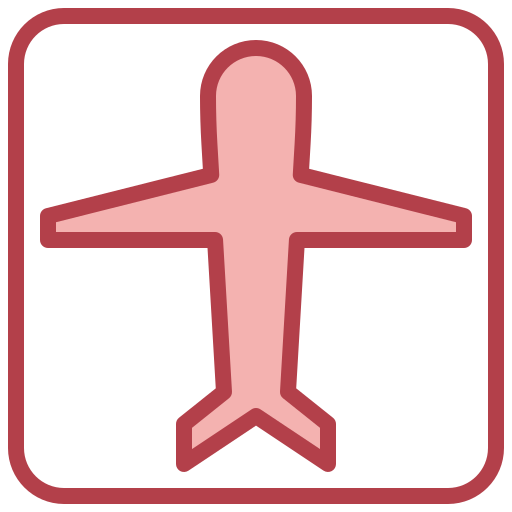 aeropuerto Surang Red icono