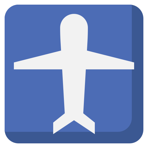 aeropuerto Surang Flat icono