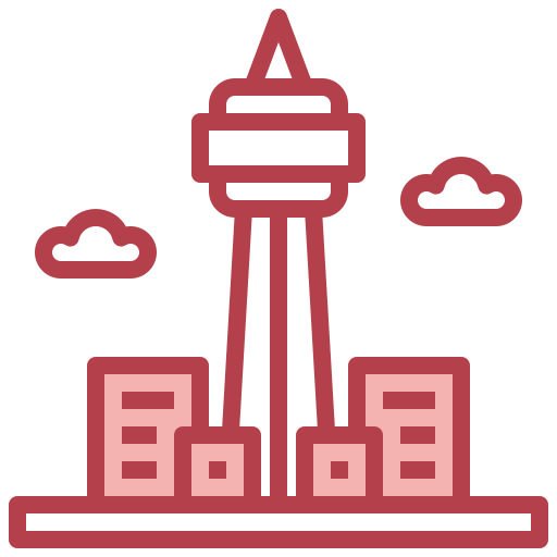 Cn tower Surang Red icon