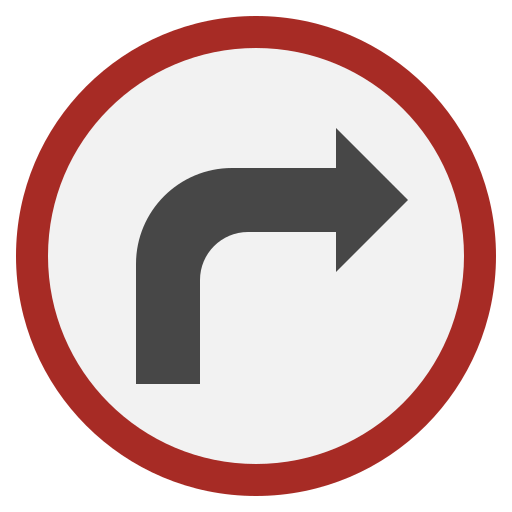Turn right Surang Flat icon