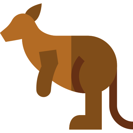 kangoeroe Basic Straight Flat icoon