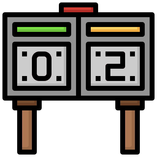 Scoreboard Surang Lineal Color icon