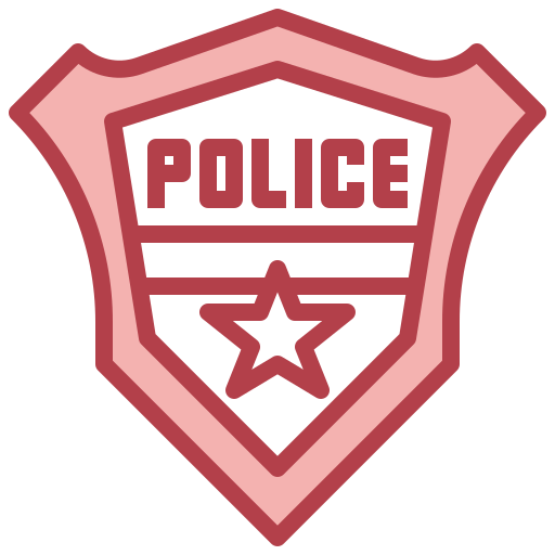 distintivo della polizia Surang Red icona