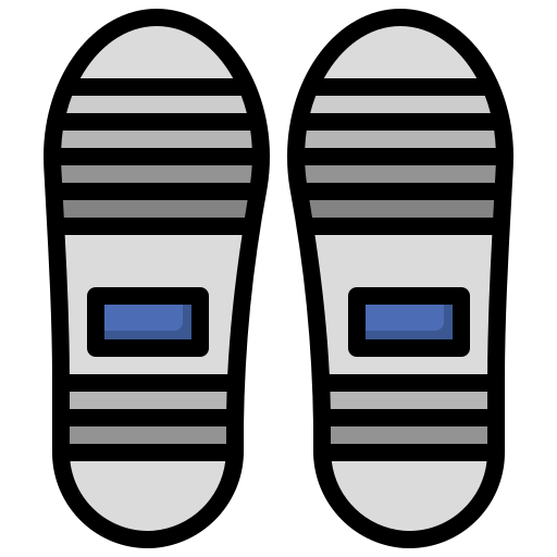 ślady stóp Surang Lineal Color ikona