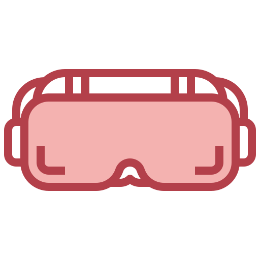 Safety glasses Surang Red icon