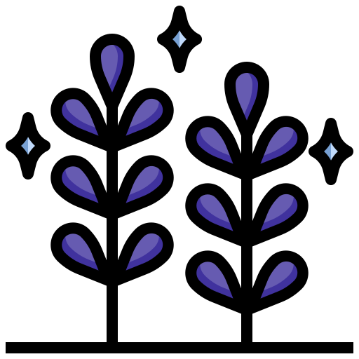 ラベンダー Surang Lineal Color icon