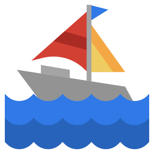 Sailboat Surang Flat icon