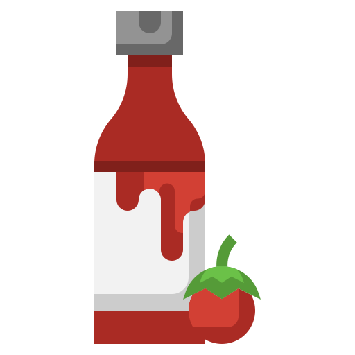 salsa de tomate Surang Flat icono