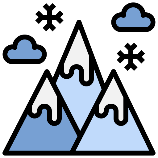 Mountain Surang Lineal Color icon