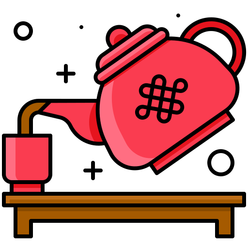 Tea party Generic Outline Color icon