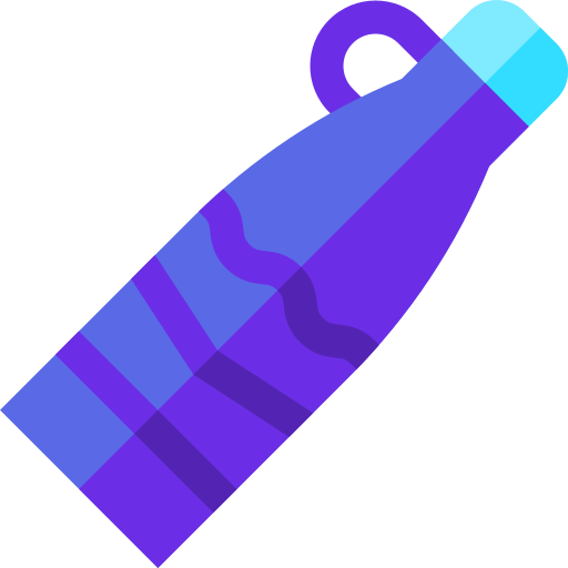 botella de agua Basic Straight Flat icono